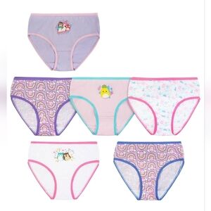New Girls 6 Pk of Squishmallows briefs Size 8